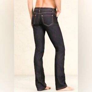 Athleta Frontier Jeans Women’s 8 Charcoal Black Straight Leg Performance Stretch
